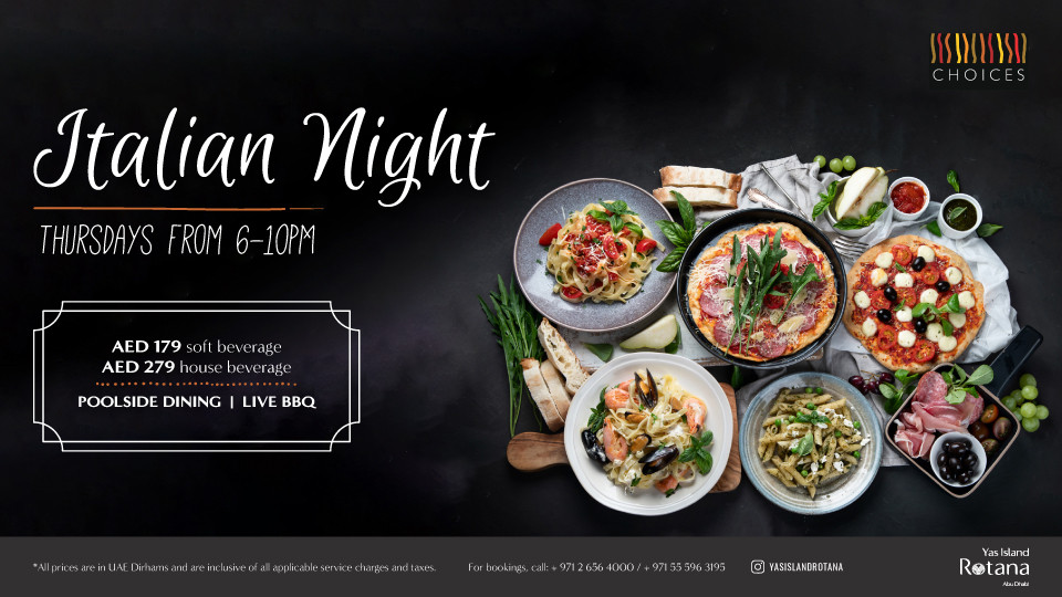 Italian Night at Choices Italian Night at Choices