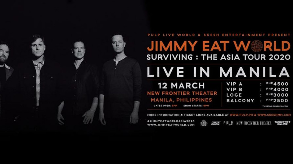Jimmy Eat World Live in Manila — Surviving: the Asia Tour 202