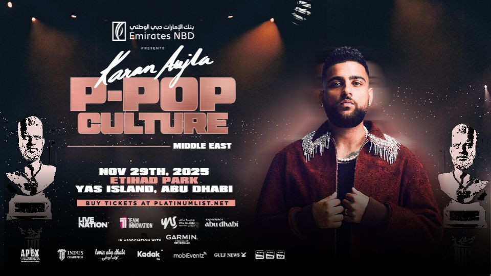 Karan Aujla P-Pop Culture Tour Live in Abu Dhabi