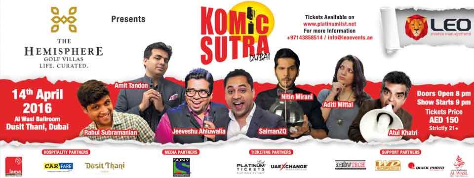 Komic Sutra Live in Dubai 2016