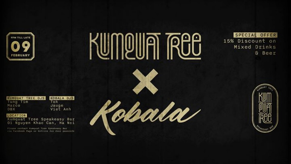 Kumquat Tree Speakeasy Bar X Kobala Bar