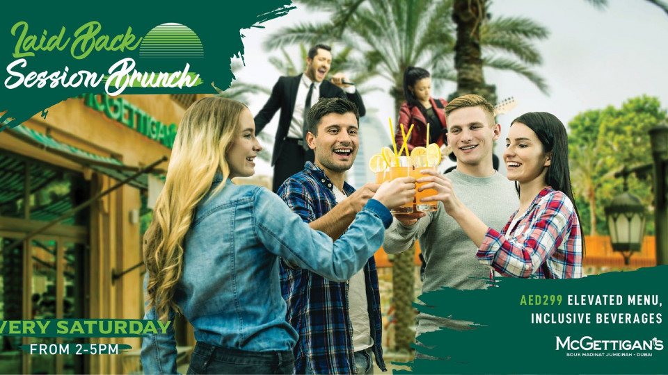 Laid Back Session Lunch Saturdays