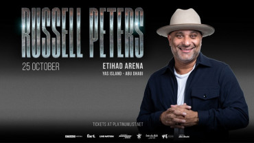 لايف نيشن ميدل إييست تقدم راسل بيترز في الاتحاد أرينا بأبوظبي لايف نيشن ميدل إييست تقدم راسل بيترز في الاتحاد أرينا بأبوظبي