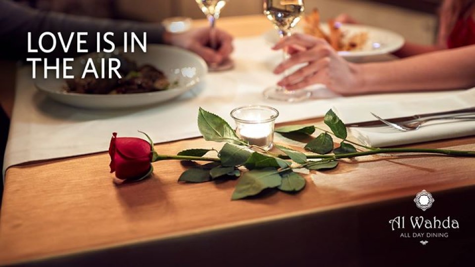 Love is in the Air at Al Wahda Restaurant Love is in the Air at Al Wahda Restaurant