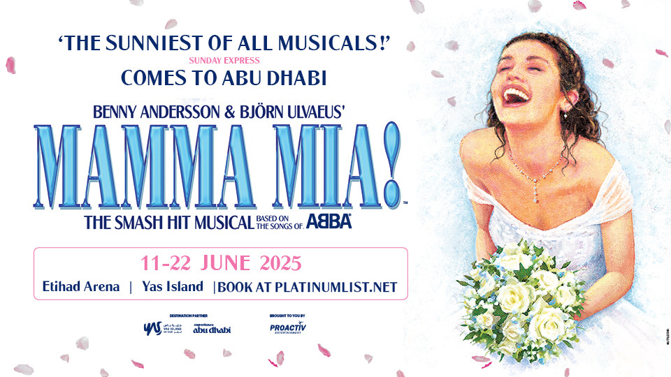 MAMMA MIA! at Etihad Arena in Abu Dhabi