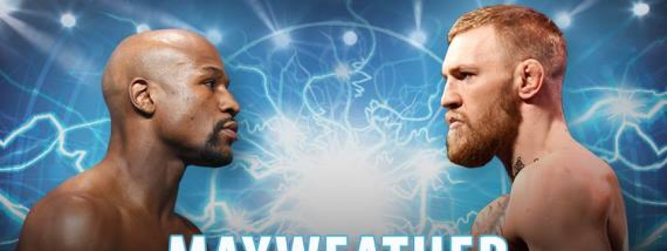 McGregor Vs Mayweather 2 Big Screens, food and drinks deals.