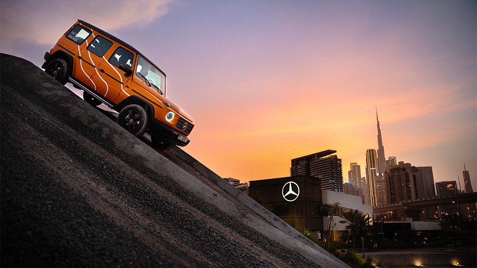 تجارب مرسيدس-بنز على الطرق الوعرة تجارب مرسيدس-بنز على الطرق الوعرة