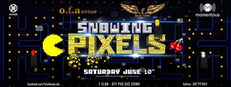 Mid-Summer Party: Snowing Pixels with Arius