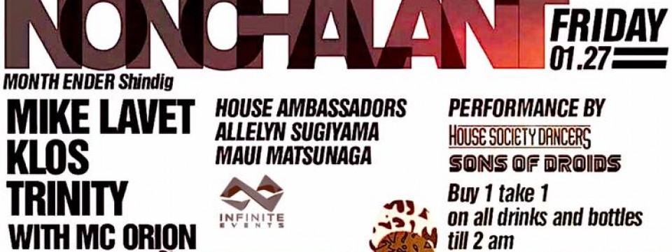 Month Ender Nonchalant