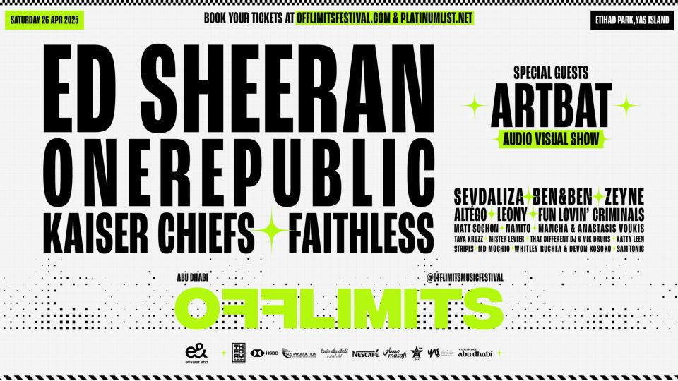 OFFLIMITS Music Festival - Headlining Ed Sheeran