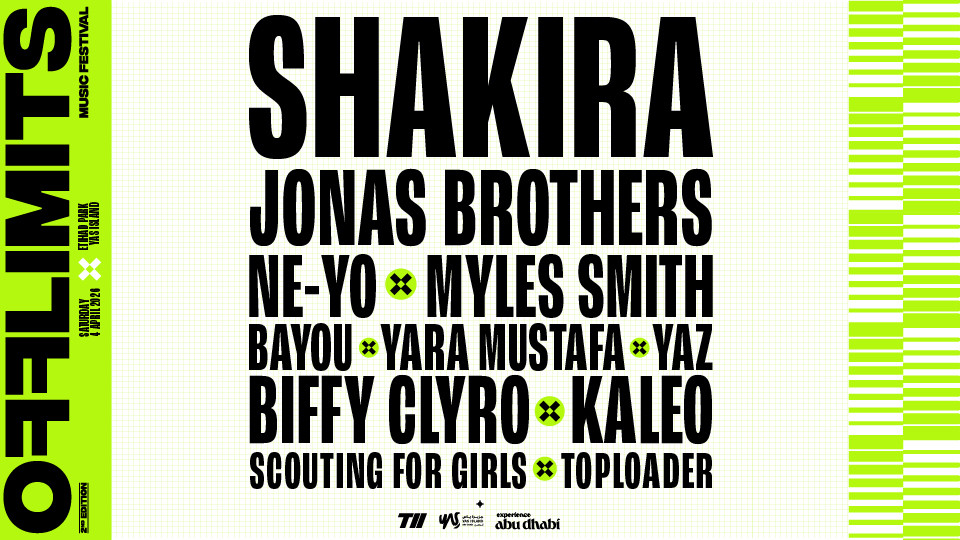 OFFLIMITS Music Festival - Headlining Shakira in Abu Dhabi