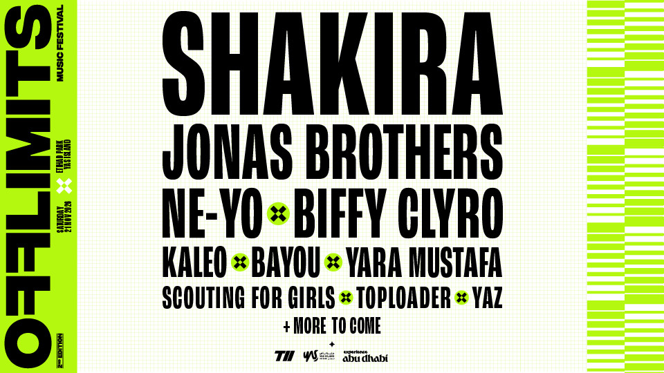 OFFLIMITS Music Festival - Headlining Shakira in Abu Dhabi OFFLIMITS Music Festival - Headlining Shakira in Abu Dhabi