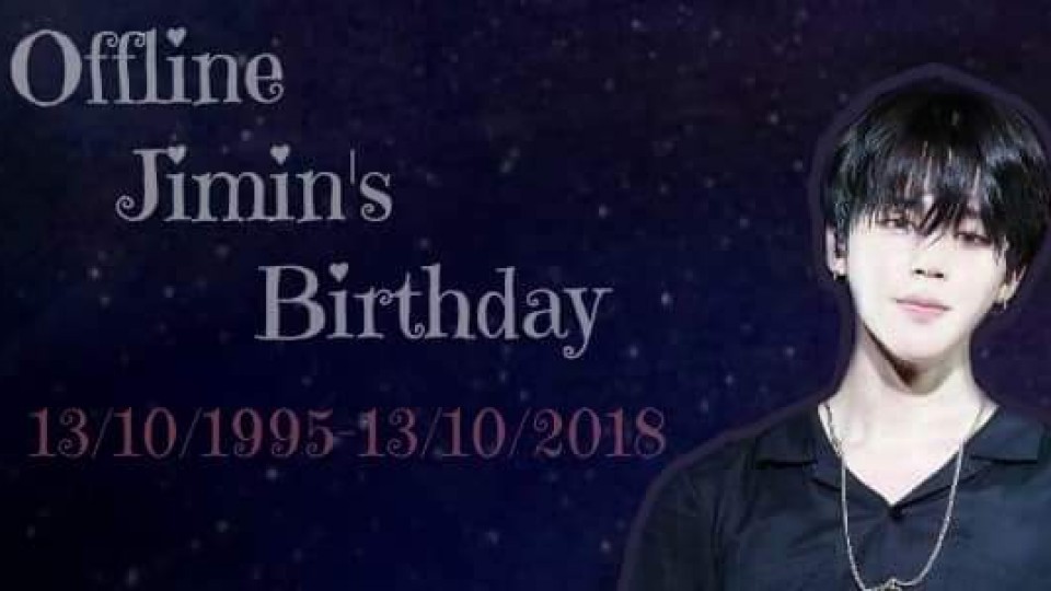 Offline Jimin's Birthday Cầu Vồng Tháng 10 13102018
