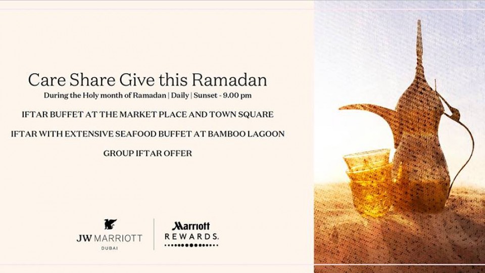 Ramadan Iftar with JW Marriott Dubai