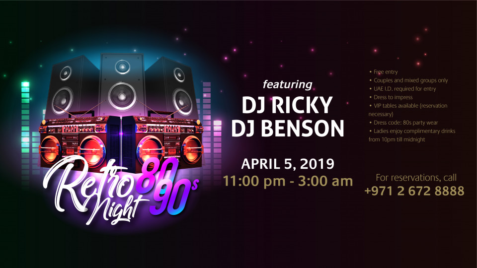 Retro Night at Tamba Restaurant