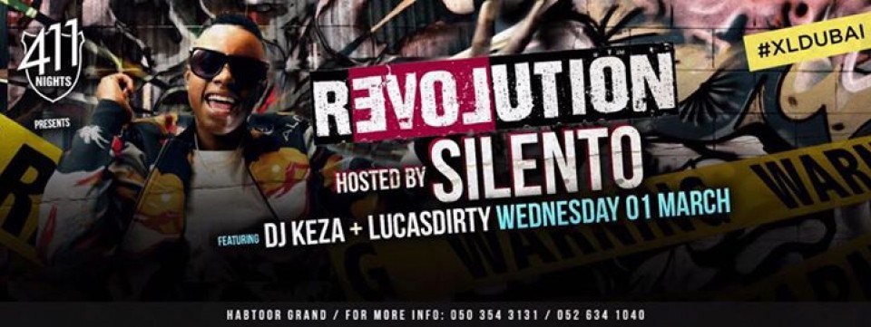 Revolution 1st March hosted by Silento