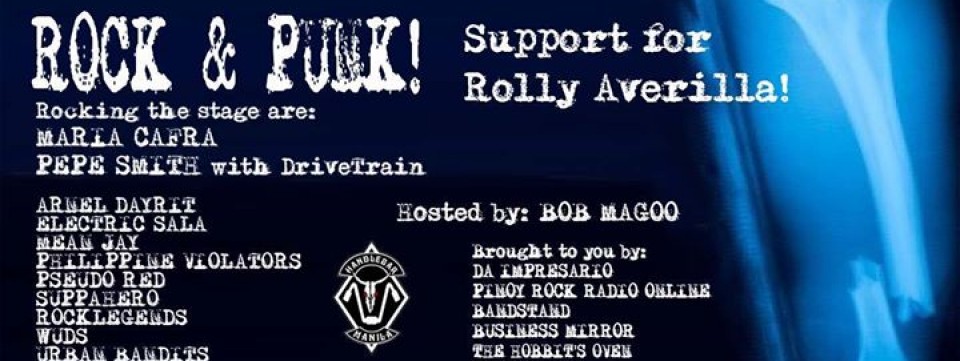 Rock & Punk! Support for Rolly Averilla!