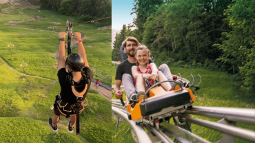 روز حفيت متنزه المغامرات (زيبلاين | قطار صغير)