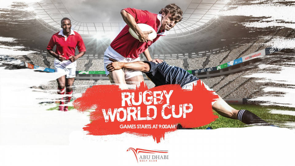 Rugby World Cup at Abu Dhabi Golf Club