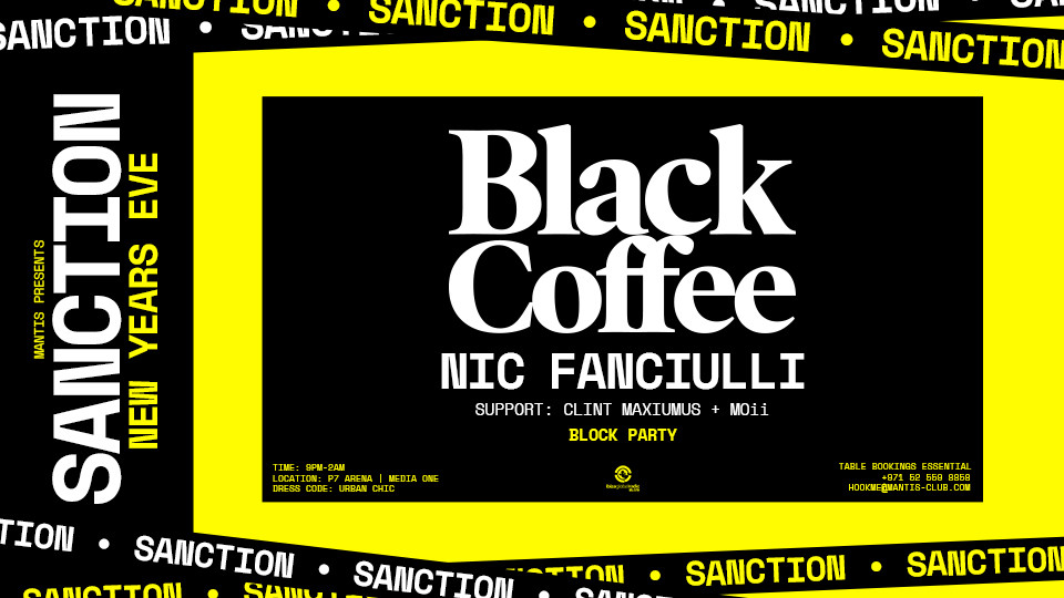 SANCTION with Black Coffee and Nic Fanciulli SANCTION with Black Coffee and Nic Fanciulli