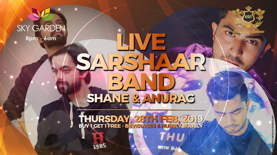 Sarshaar Band Live at Sky Garden Dubai