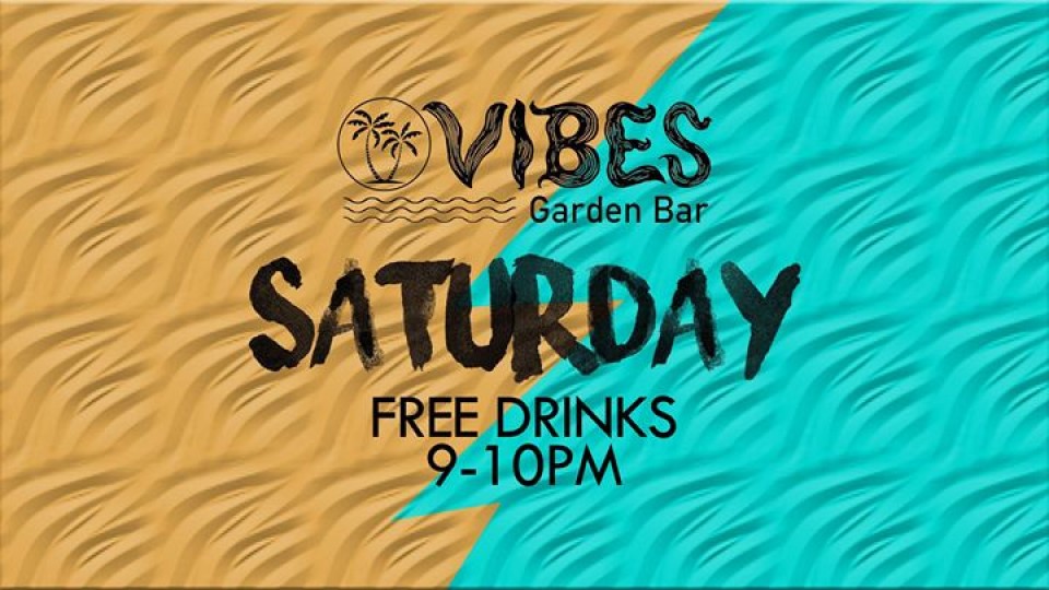 Saturdays / Free Rum / Vodka Mixer/ Beers
