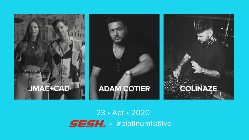 SESH with JMAC+CAD, Adam Cotier, Colinaze SESH with JMAC+CAD, Adam Cotier, Colinaze