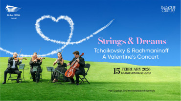 Tchaikovsky & Rachmaninoff. Strings & Dreams - A Valentine’s Concert at Dubai Opera Studio
