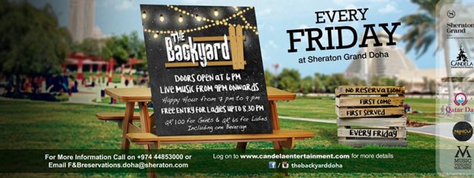 The Backyard with HOT MESS!