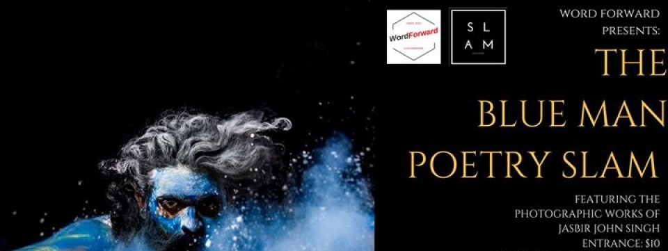 The Blue Man Poetry Slam