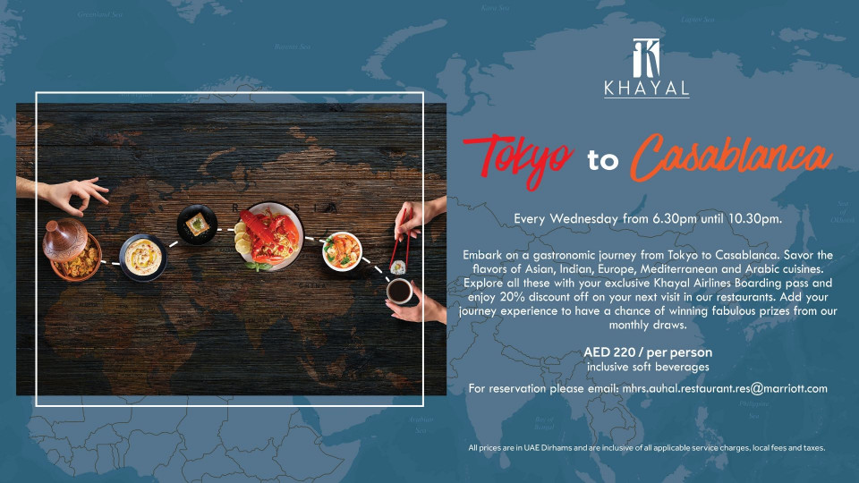 Tokyo to Casablanca Tokyo to Casablanca