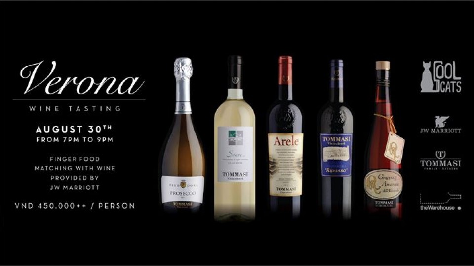 Verona Wine Tasting @Cool Cats Jazz Club