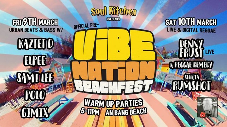 Vibe Nation Warm Up Parties at Soul Kitchen