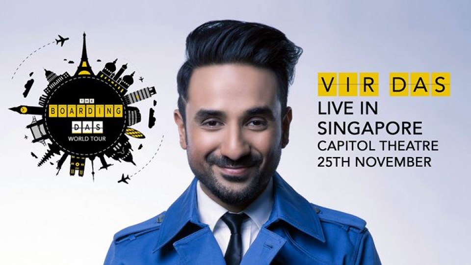 Vir Das in Singapore - BoardingDAS WORLD Tour
