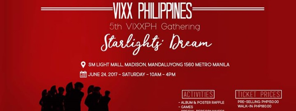 VIXX Philippines 5th Gathering: Starlights' Daydream