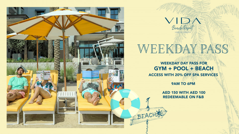 Weekday Pass - Sun to Wed