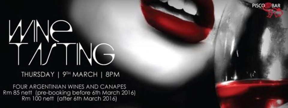 Wine Tasting (ARG) at Pisco Bar