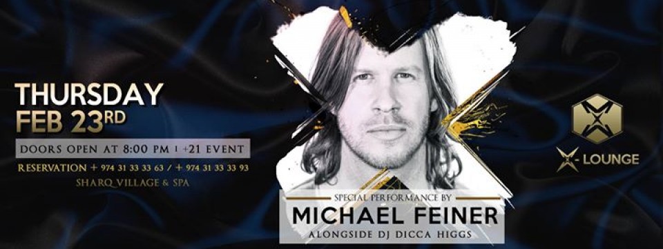 X Lounge welcomes "Michael Feiner" Thursday Feb 23rd