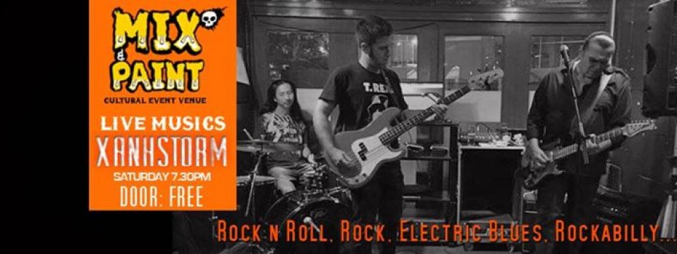 Xanhstorm Live Music, Thursday @Mix & Paint