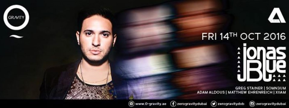 Zero Gravity presents Jonas Blue