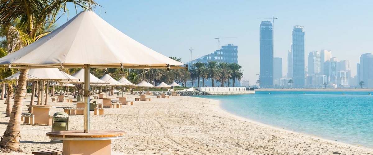 Al Mamzar  Beach Park Beach